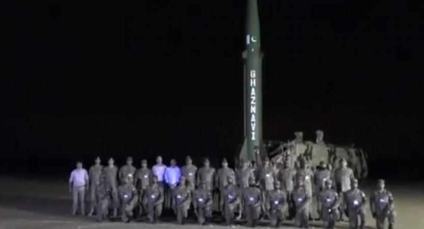 Pakistan's surface-to-surface ballistic missile Ghaznavi. The South Asian country also boasts Shaheen-II and Shaheen-III intermediate-range ballistic missiles that can hit targets in the range of 1,500km to 2,750km covering most major Indian urban centers. pakistan missile test