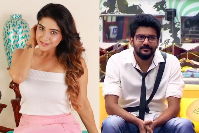 Sakshi Agarwal and Kavin. Sakhi Agarwal and Kavin