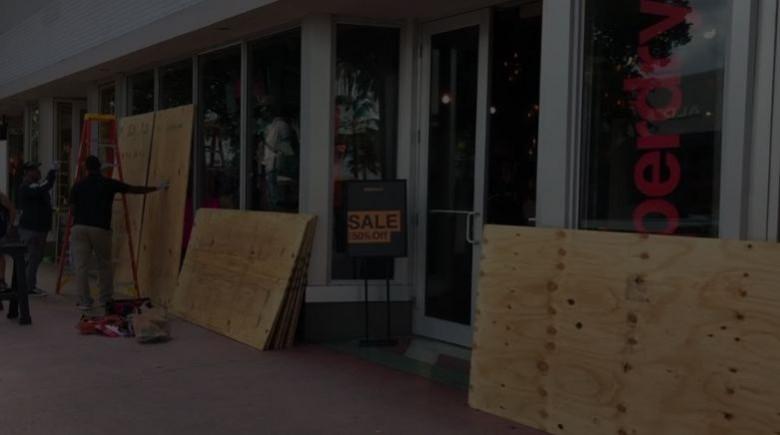 Most tourists who planned to leave the Bahamas got out before the main airport closed on Friday night. Hurricane Dorian