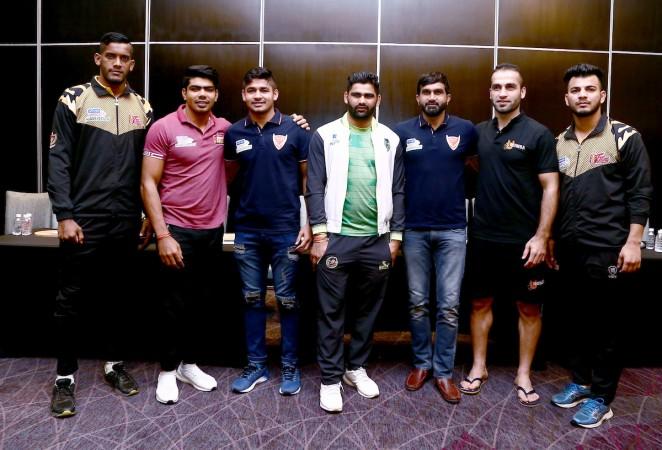 Leading players of seventh season were present on the occasion Pro Kabaddi League