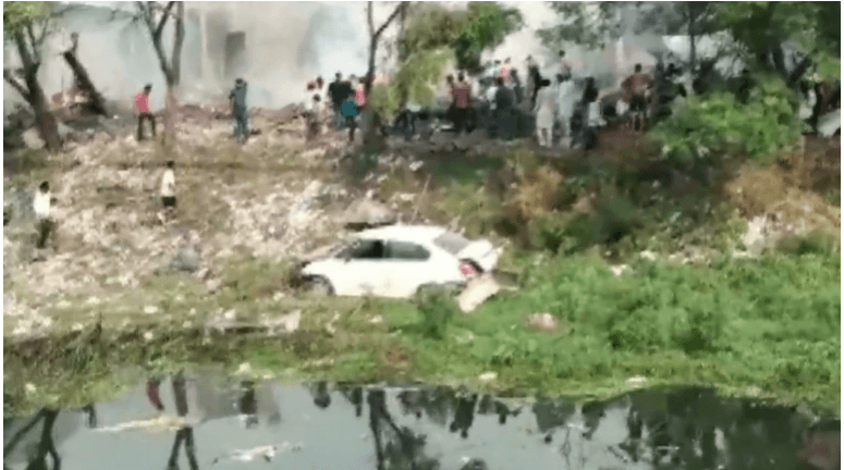 Fire tenders have been rushed to the spot where the incident took place. Gurdaspur fire