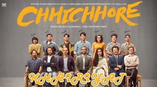 Chhichhore poster Chhichhore