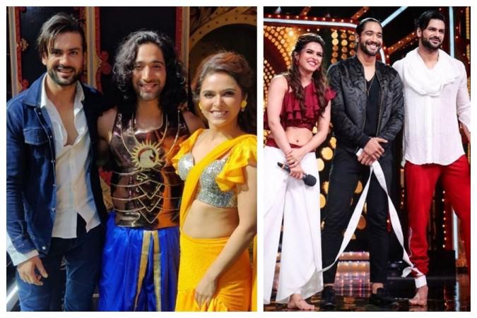 Nach Baliye 9 ex-couple Madhurima Tuli and Vishal Aditya Singh with choreographer Sanam Johar Nach Baliye 9: Madhurima and Vishal's choreographer Sanam Johar quits show