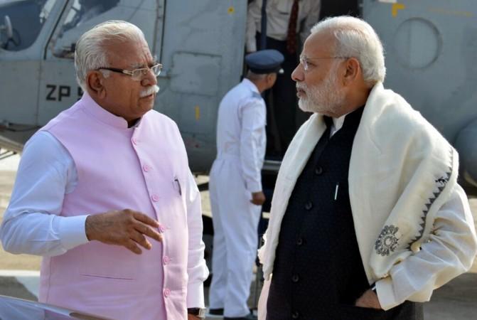 Modi said several measures have been taken by the state in the interest of the farmers and the poor. Pm Modi Manohar Lal Khattar