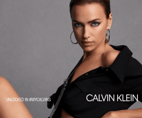 Irina Shayk Calvin Klein photo shoot