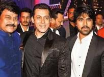 Chiranjeevi, Salman Khan and Ram Charan