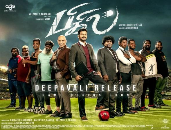 Thalapathy Vijay in Bigil. Vijay's Bigil