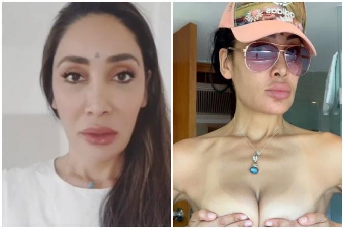 Sofia Hayat goes topless