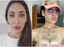 Sofia Hayat goes topless