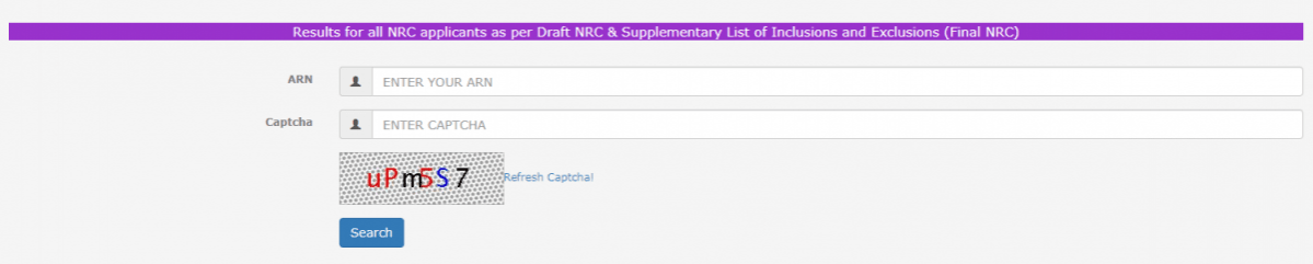 Assam NRC list