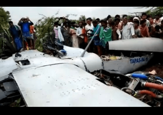 DRDO drone crash in karnataka