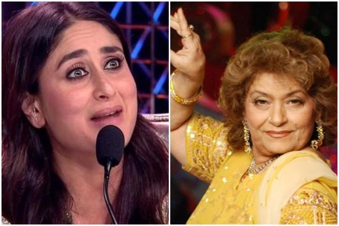 Kareena Kapoor Khan recalls days when Saroj Khan used to scold her. Kareena Kapoor Khan recalls days when Saroj Khan used to scold her