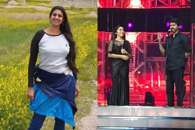 Kasturi in awe of Thalapathy Vijay's speech at Bigil audio launch. Kasturi hails Vijay's Speech at Bigil Audio Launch