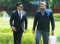 Suriya and Mohanlal in Bandobast