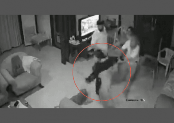 Wife beating husband video