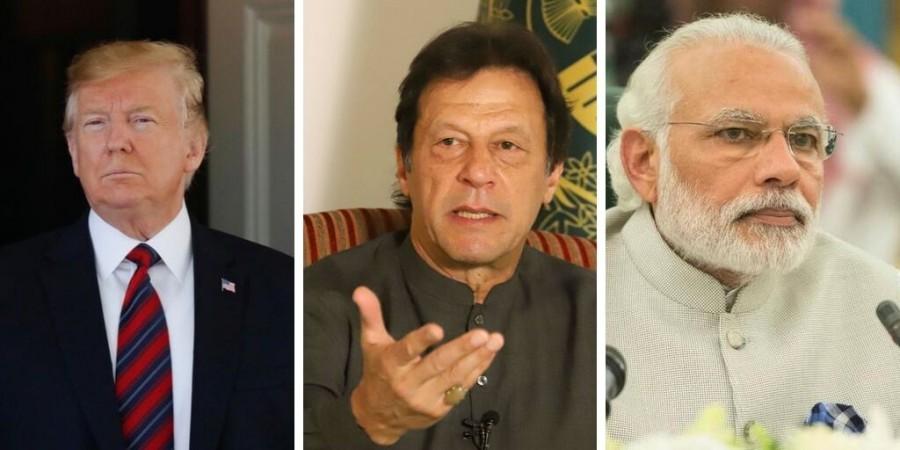 Trump Imran Khan Modi