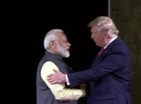 Prime Minister Narendra Modi and US President Donald Trump at Howdy Modi event at Houston, Texas.