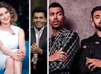 Kangana Rananut, Karan Johar, Hardik Pandya, KL Rahul