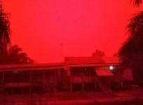 Red haze in Indonesia