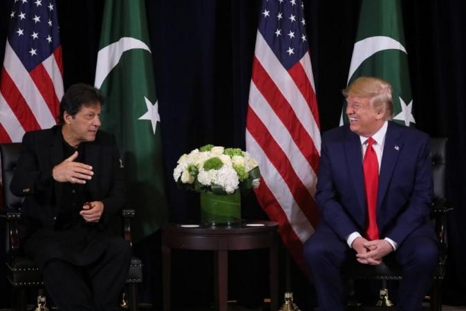 Pakistan Prime Minister Imran Khan with US President Donald Trump. Trump Khan
