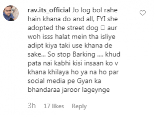 comment
