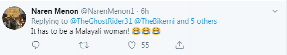kerala woman twitter reaction