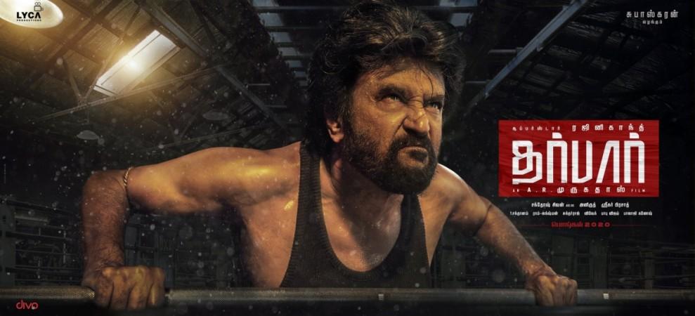 Rajinikanth in Darbar. Rajinikanth
