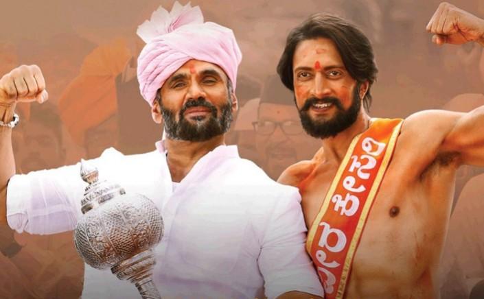 Suniel Shetty and Sudeep in Pailwaan Suniel Shetty and Sudeep in Pailwaan