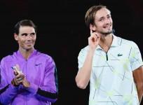 Rafael Nadal and Daniil Medvedev