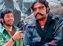 Viju Khote as Kalia with Amjad Khan in Sholay