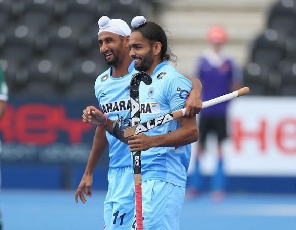 Akashdeep Singh with Mandeep Singh Akashdeep Singh