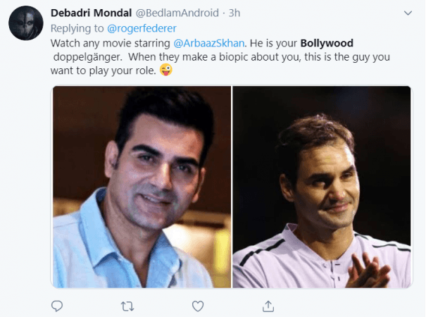 Roger Federer Tweet