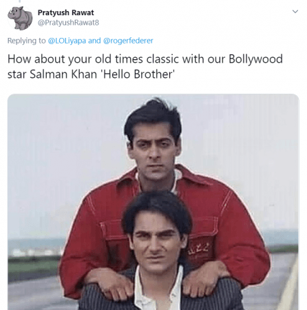 Roger Federer Tweet