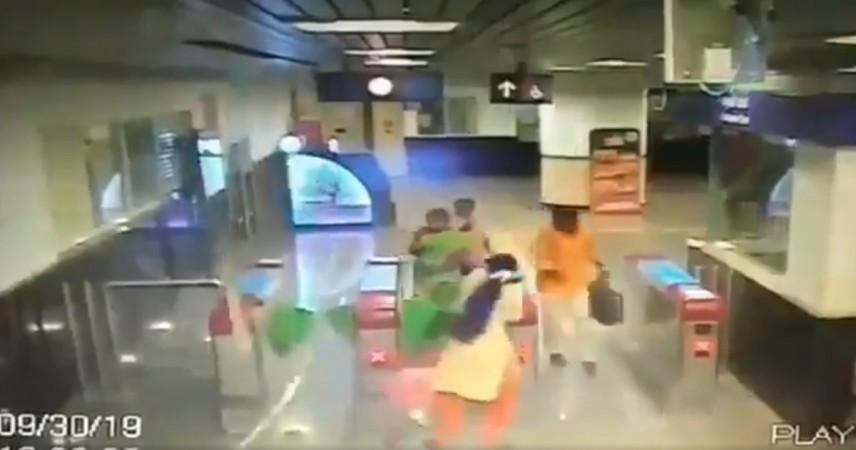 National College metro station false ceiling collapse National College metro station