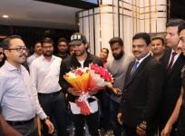 Allu Arjun at Sye Raa Narasimha Reddy screening