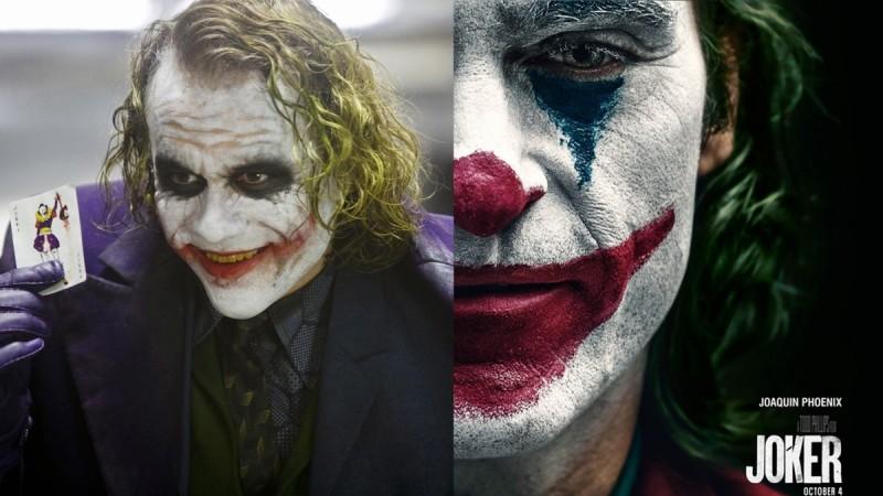 Joker Joaquin Phoenix and Heath Ledger