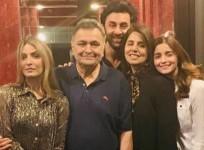 Riddhima Kapoor, Rishi Kapoor, Ranbir Kapoor, Neetu Kapoor, Alia Bhatt