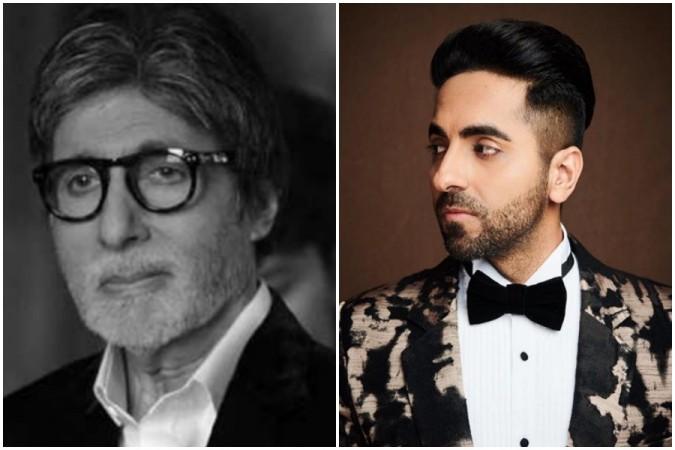 Amitabh Bachchan and Ayushmann Khurrana Amitabh Bachchan and Ayushmann Khurrana