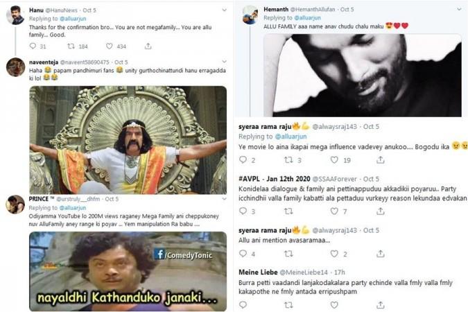 Replies to Allu Arjun's tweet Replies to Allu Arjun's tweet