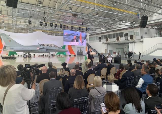 Rafale jet handover ceremony Rafale jet