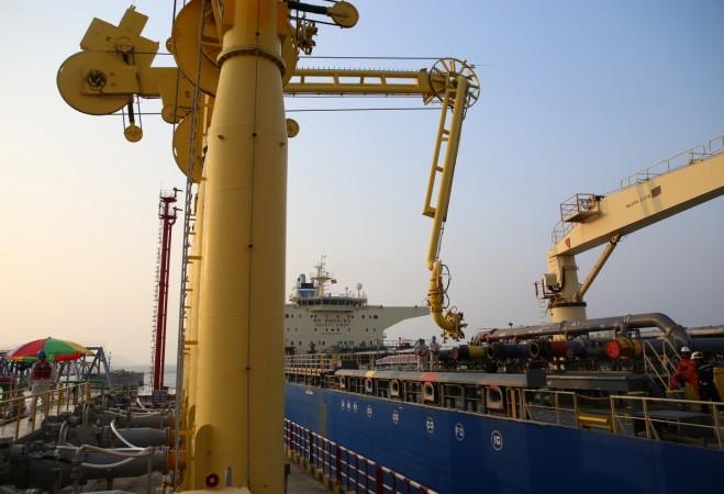 A 140,000-ton crude oil tanker Crude oil tanker