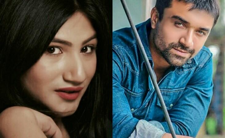 Mahika Sharma and Ajaz Khan Mahika Sharma and Ajaz Khan