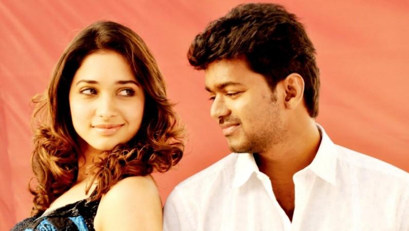 Tamannaah and Vijay in Sura. Tamannaah and Vijay