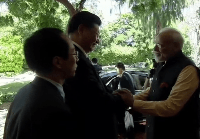 Modi Xi meeting