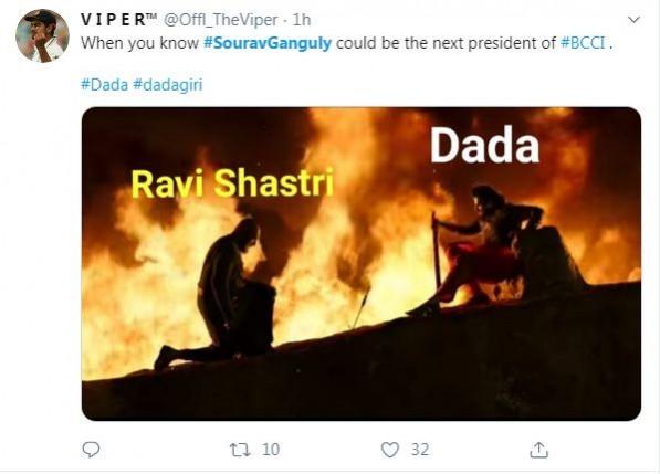 Sourav Ganguly Tweet