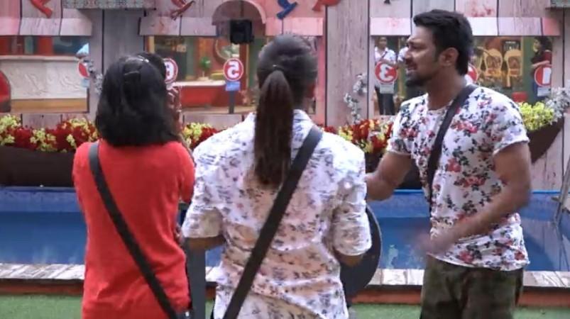 Shiva Jyothi's heated argument with Vithika Sheru and Varun Sandesh during Bigg Boss Telugu 3 nominations Shiva Jyothi's heated argument with Vithika Sheru and Varun Sandesh during Bigg Boss Telugu 3 nominations