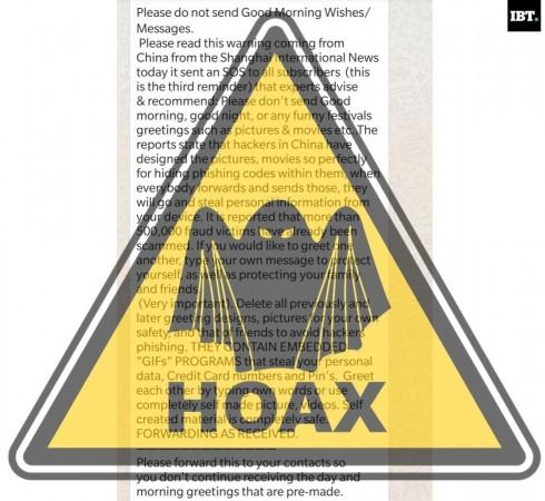 Hoax verdict Hoax verdict