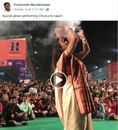 Image: Facebook Durga Puja
