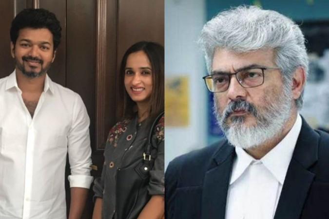Archana Kalpathi interested to work with Ajith. Archana Kalpathi with Vijay