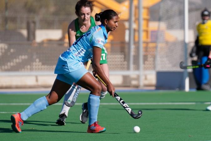 Lilima in action against Ireland Lilima Minz